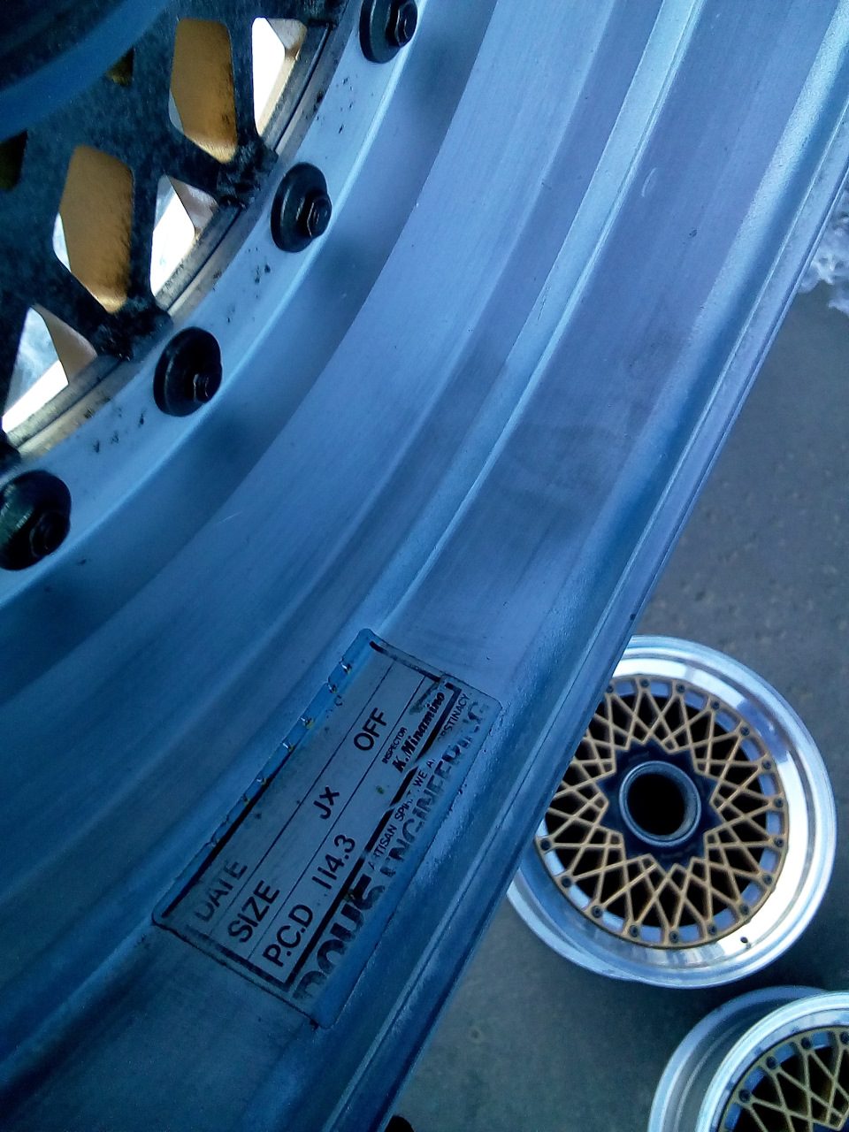 Rays Volk Mesh / center lock 4
