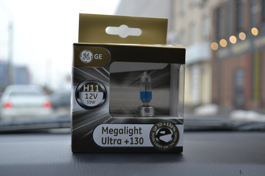 GE Megalight Ultra +130 у ближнє світло 1
