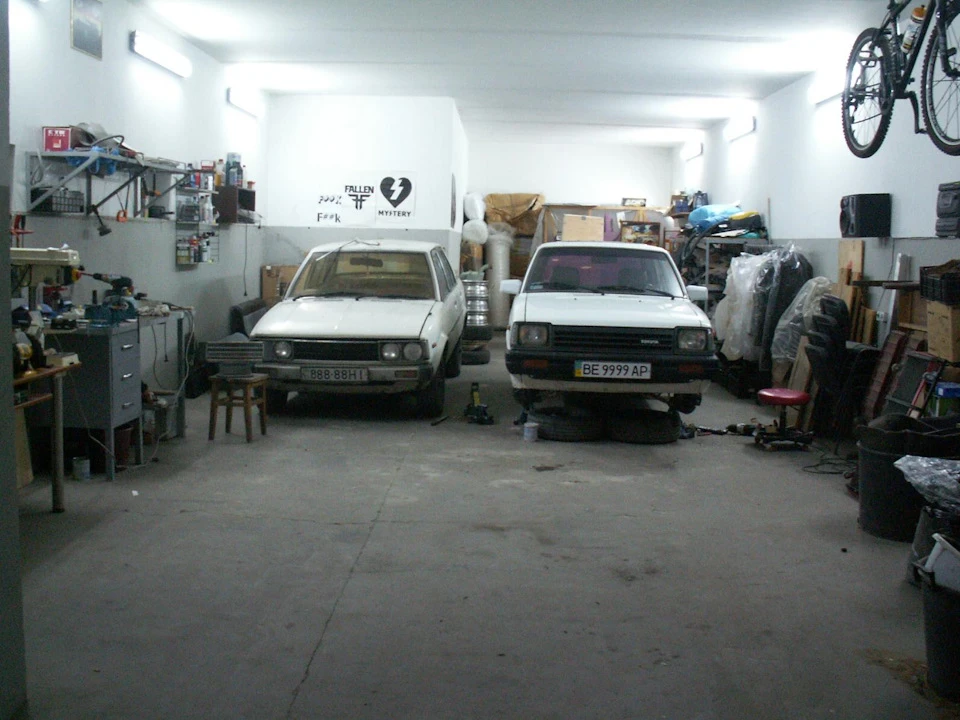 Starlet KP60 brakes
