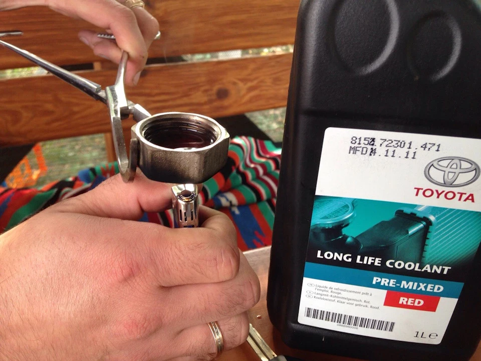 Змішування рідного антифризу Super Long life coolant