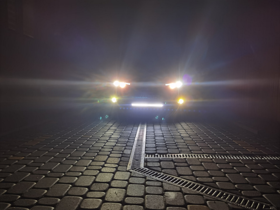 Установил LED — балку 4