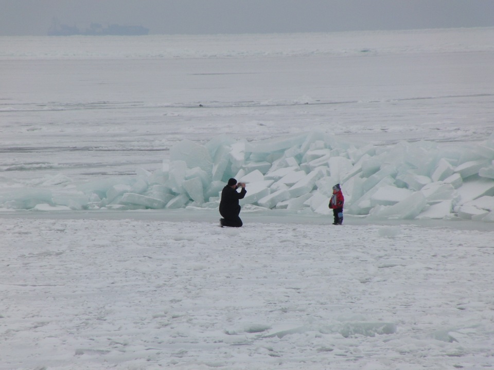 Крижане зимове море в Одесі 2012 4