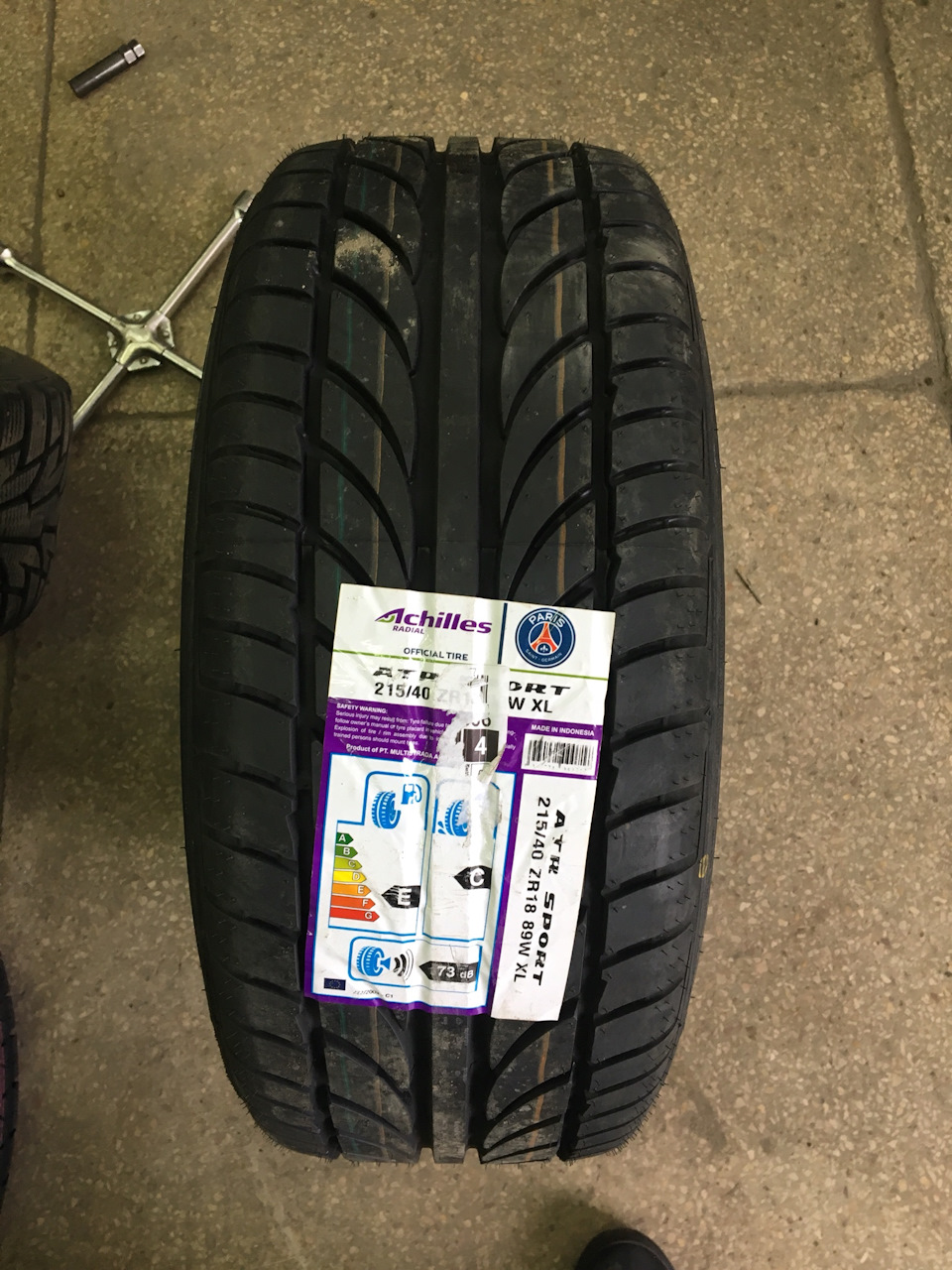 Нові диски R18! ASA GT1 8.5j R18. Achilles ATR Sport 215/40/r18 89W 2