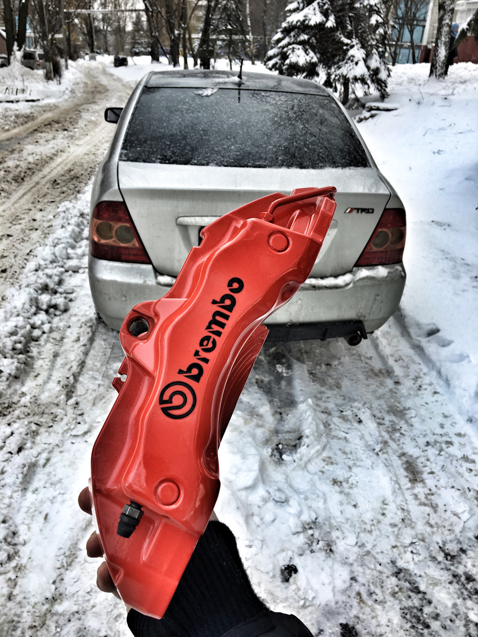 Передні супорти BREMBO 18Z 6pot від Porsche CAYENNE / Audi Q7 1