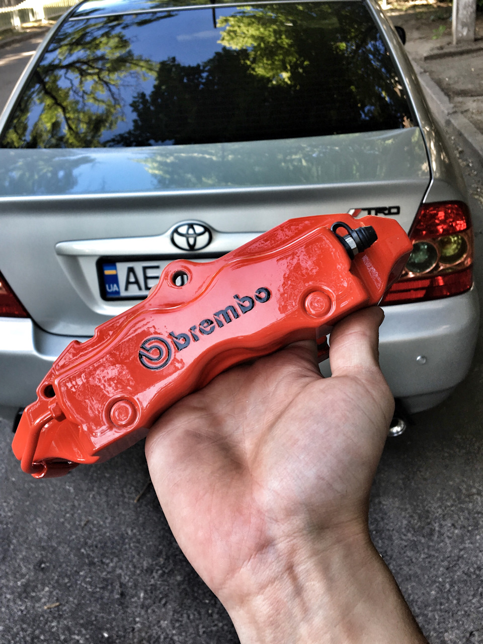 Задні супорти BREMBO 4pot від Porsche CAYENNE / Audi Q7 1