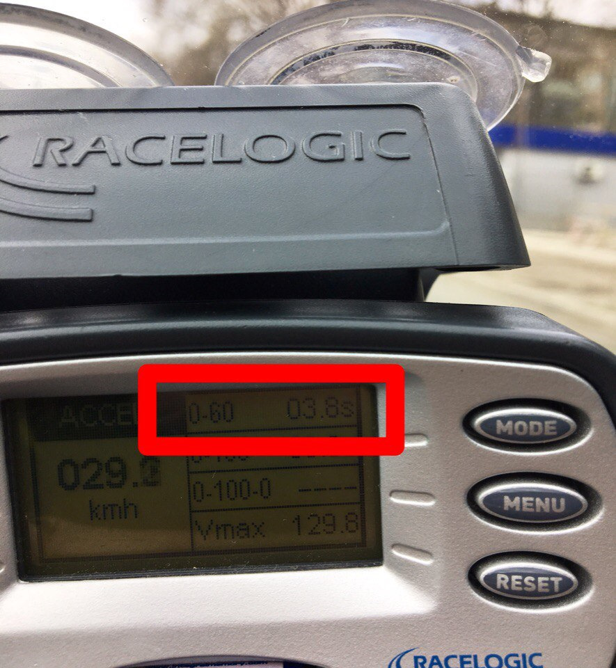 Виміри Racelogic. 0-60, 0-100, 402m. 4