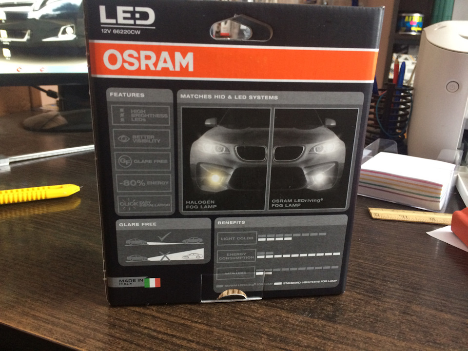 Led osram в туманки 1