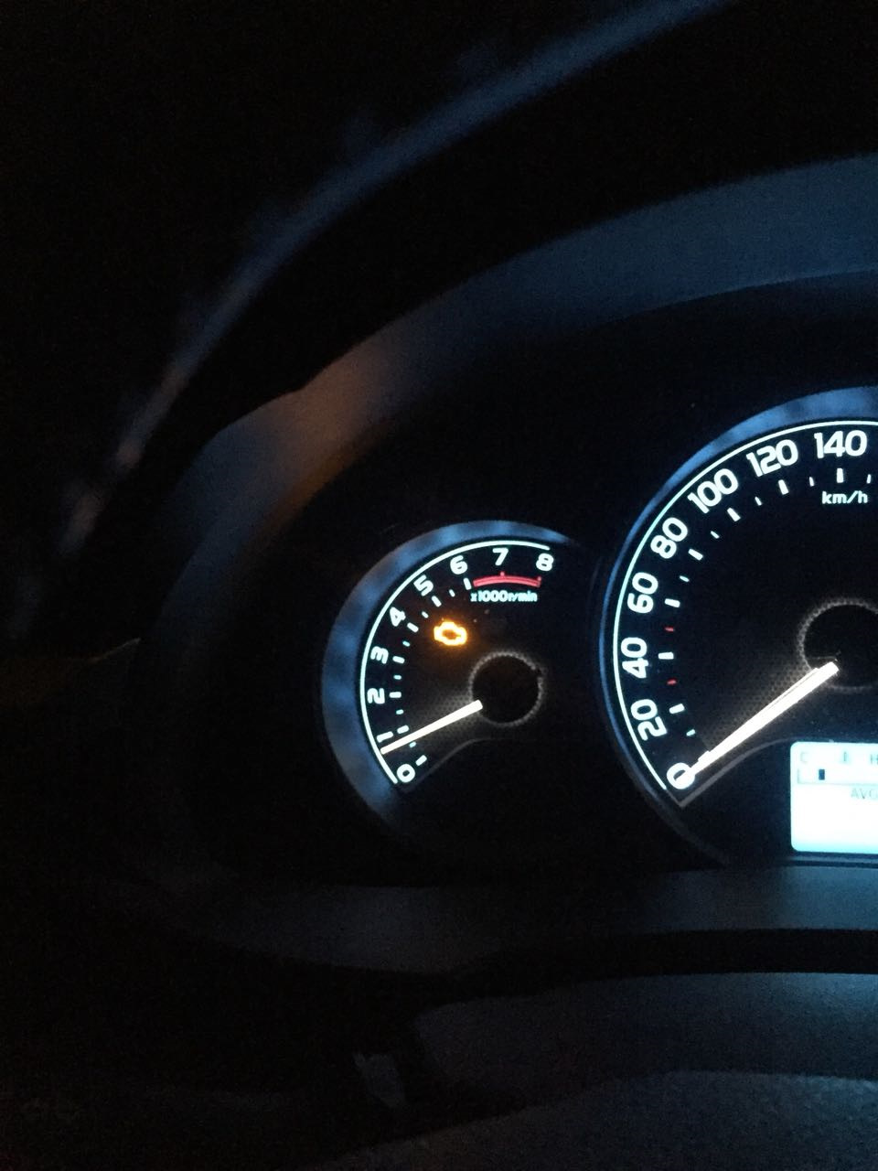 Check engine ... Toyota Corolla 1