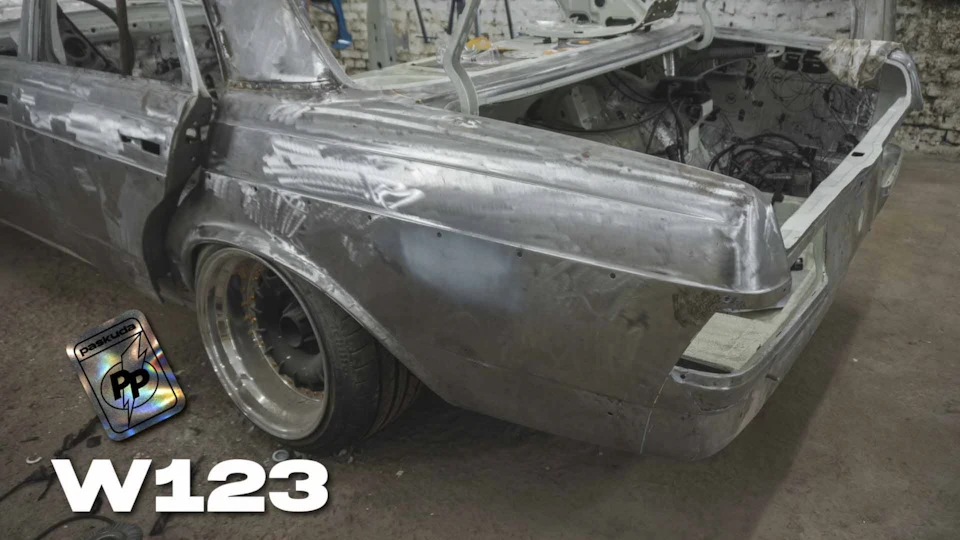 ВІДНОВЛЮЄМО W123 MERCEDES. ВСТАНОВЛЕННЯ ПНЕВМИ AIR LIFT. КАСТОМ ДИСКИ. CMS RACE. PASKUDAPROJECT
