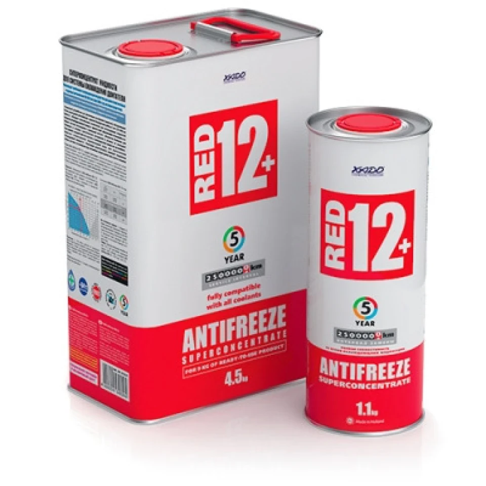 Xado antifreeze red 12+ у короллу