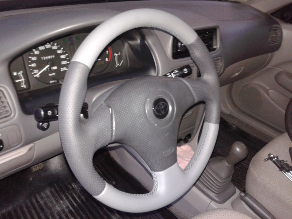 Руль від Yaris TS, Частина 4. Перешитий і остаточно встановлений) 4