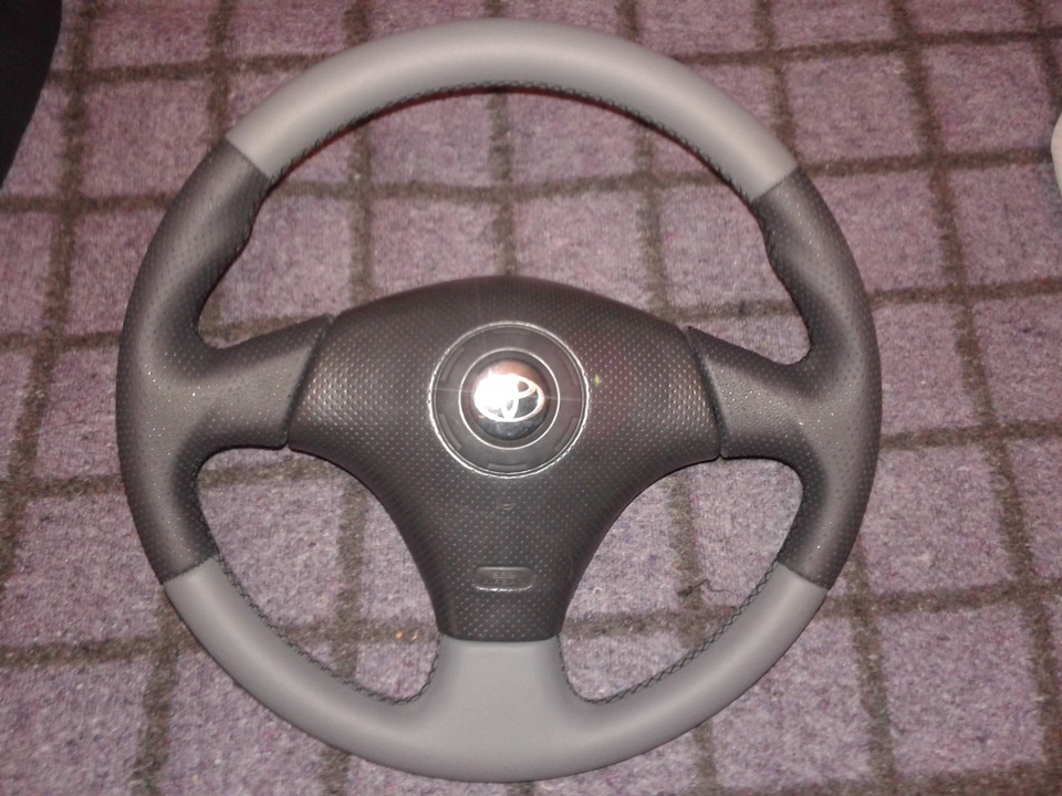 Руль від Yaris TS, Частина 4. Перешитий і остаточно встановлений) 1