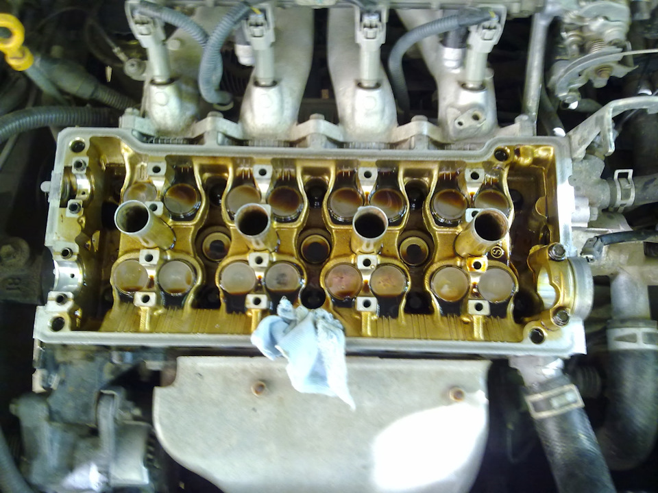 Заміна маслознімних ковпачків 4A-FE (5A, 7A та ін.) Часть2 5