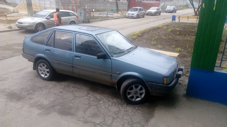 Поставив колеса 1
