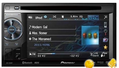 Медіа-станція Pioneer AVH-2400BT 1