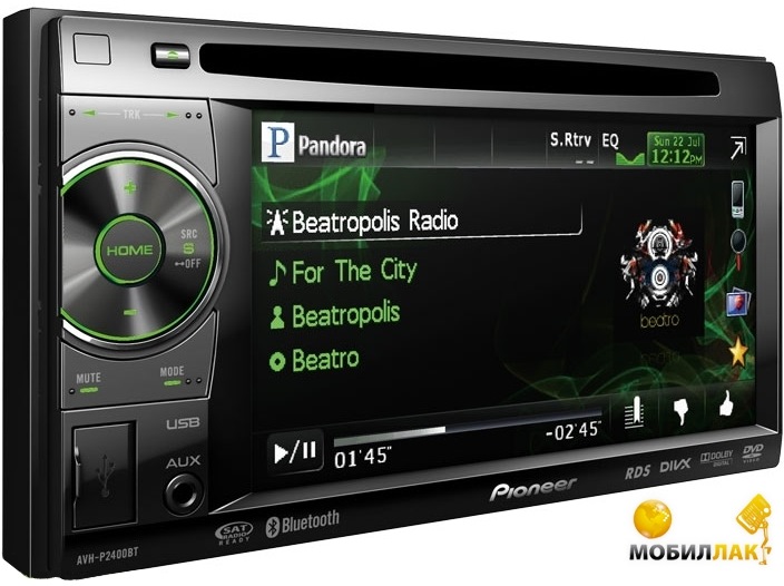 Медіа-станція Pioneer AVH-2400BT 2