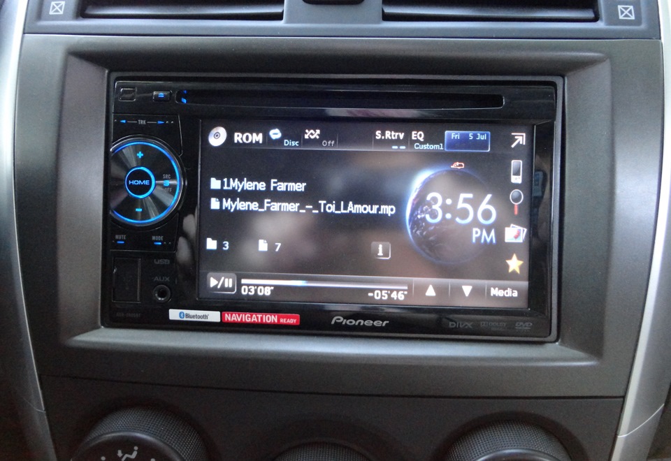 Медіа-станція Pioneer AVH-2400BT та камера заднього виду RS RVC-008 2