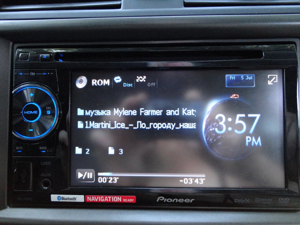 Медіа-станція Pioneer AVH-2400BT та камера заднього виду RS RVC-008 1