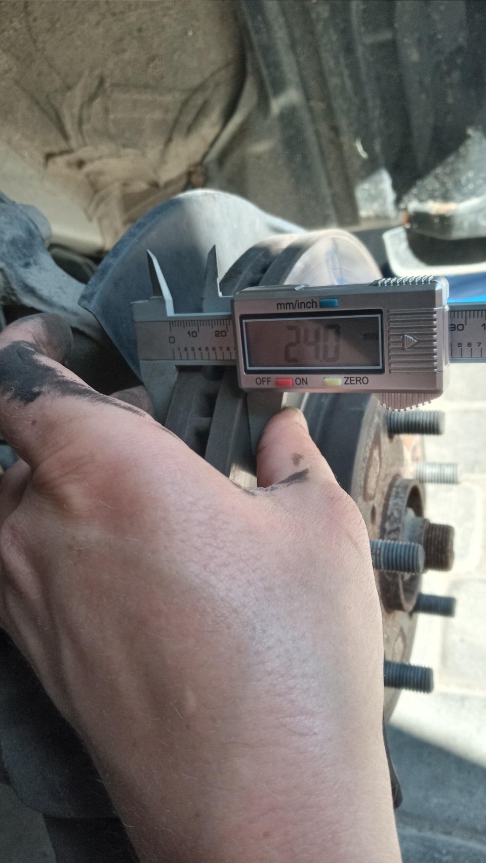 Диски гальмівні на 35тис.км 2