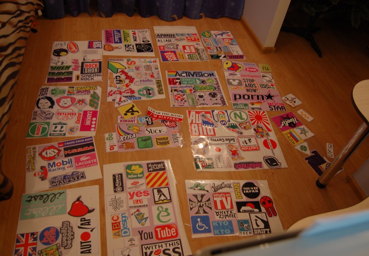 Stickerboombed 1