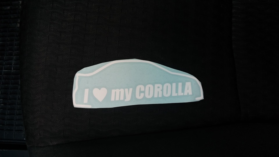 I love my corolla 2