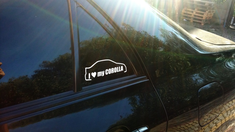 I love my corolla 1