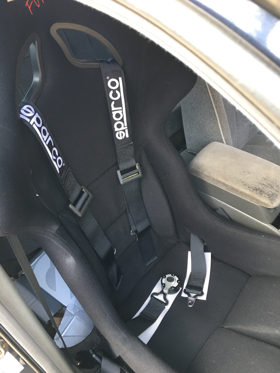 Б - Безпека. Ремені Sparco 4 точки 1