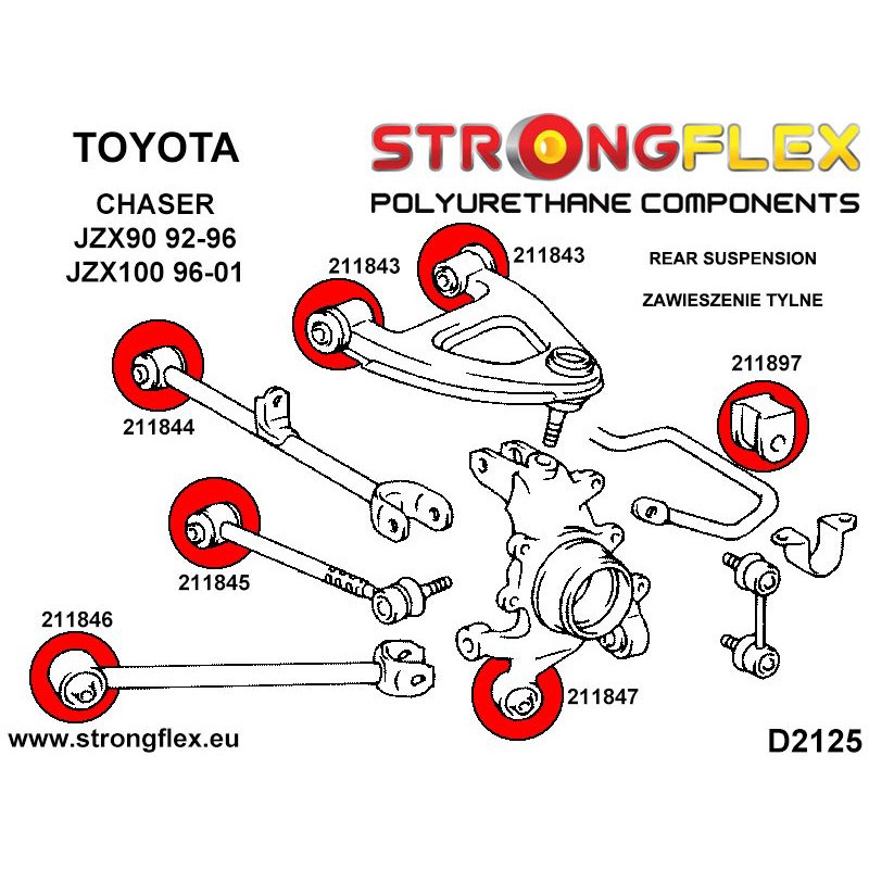 Поліуретан Strongflex для задньої підвіски 1