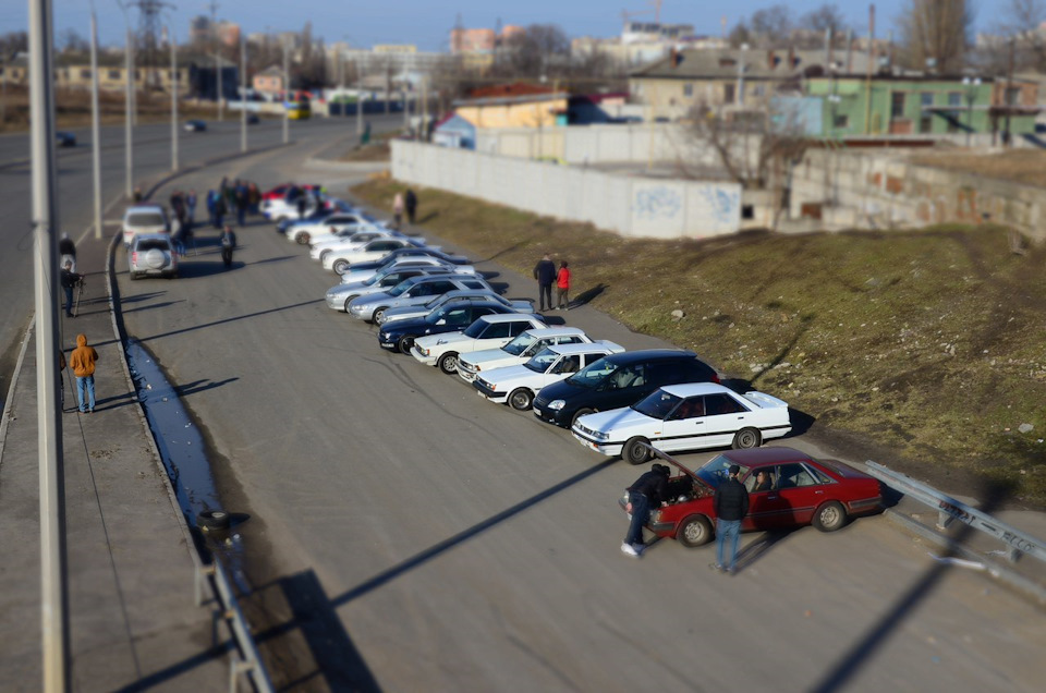 Зустріч праворульних машин в Одесі 26.02.2017 1