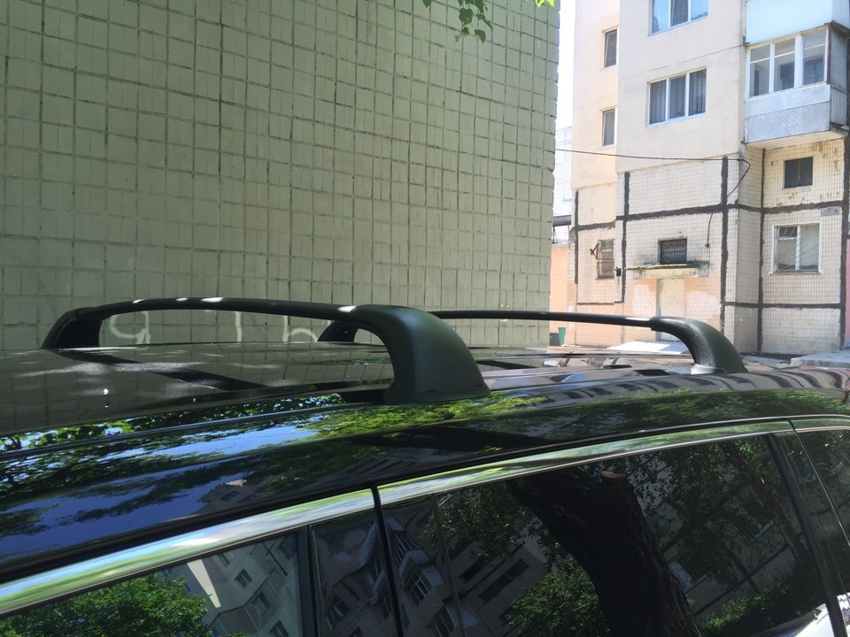 Установка поперечок crossbars від Toyota 1