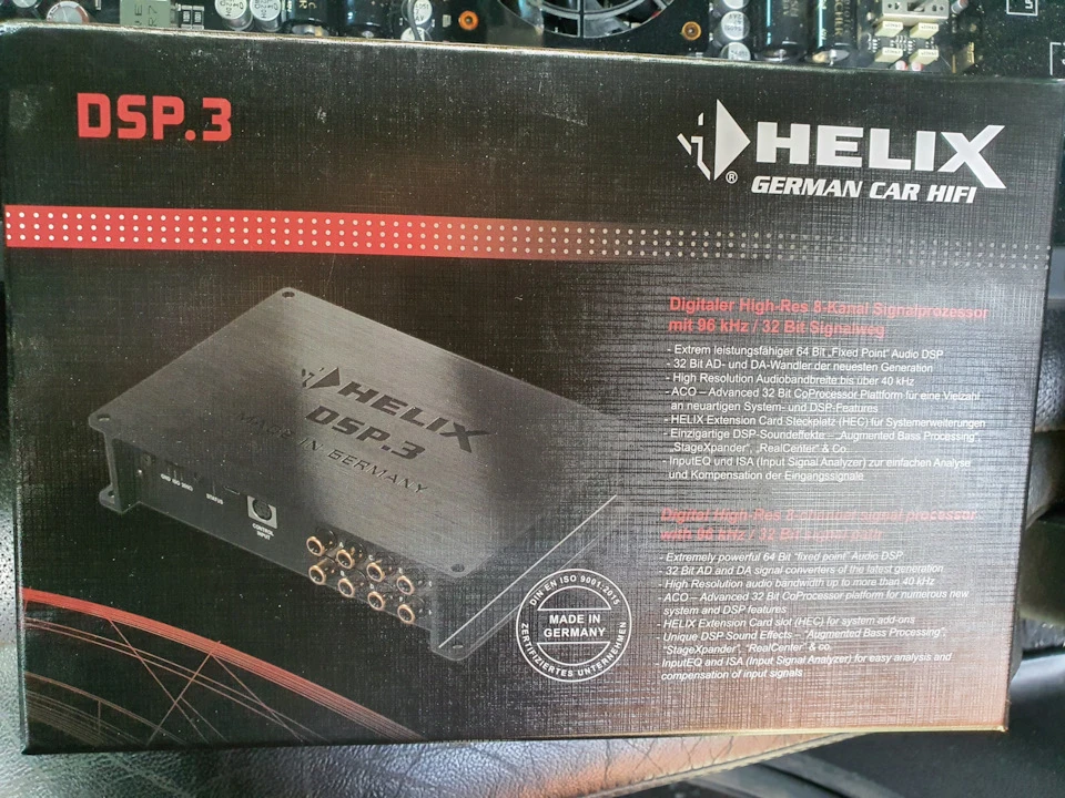 Новий процесор Helix DSP 3 у моїй системі.