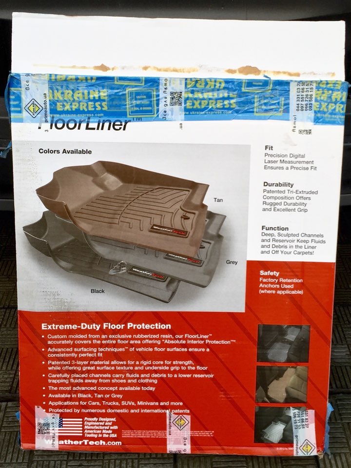 Диво килимки WeatherTech 2
