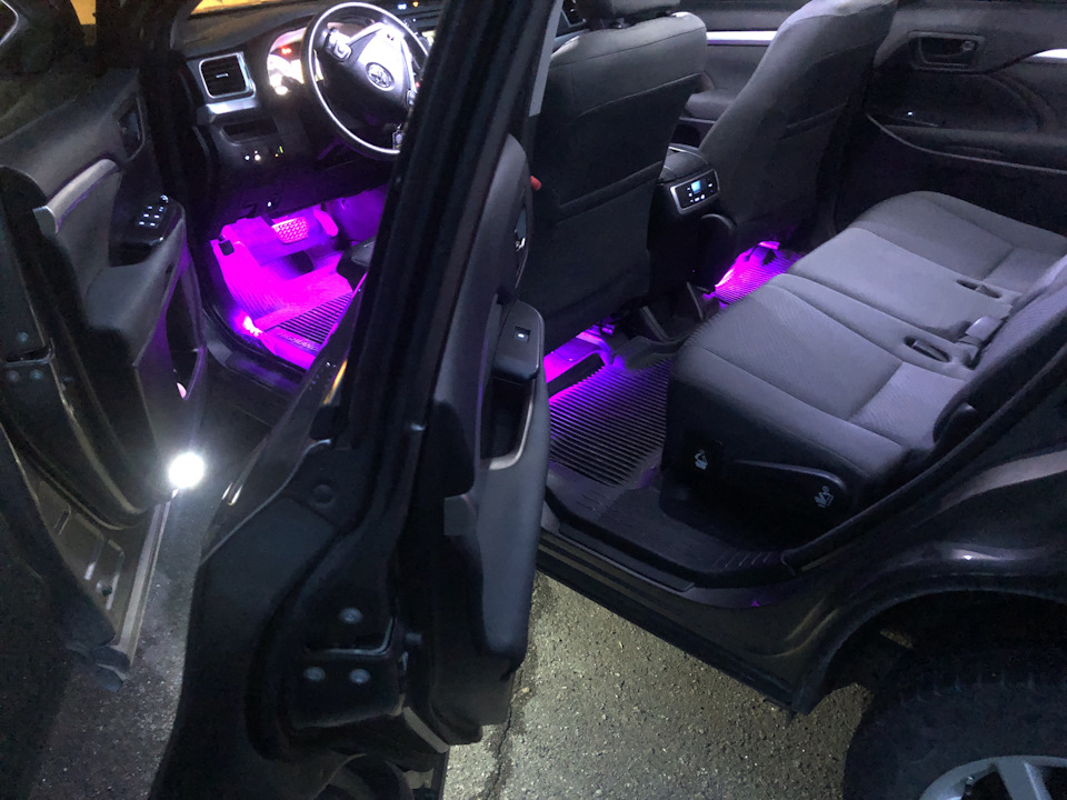 RGB led Підсвітка ніг 2