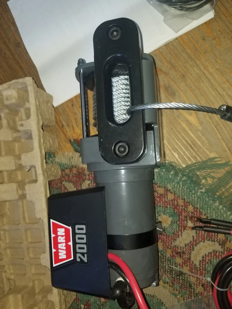 Лебідка Warn 2000 у кунг