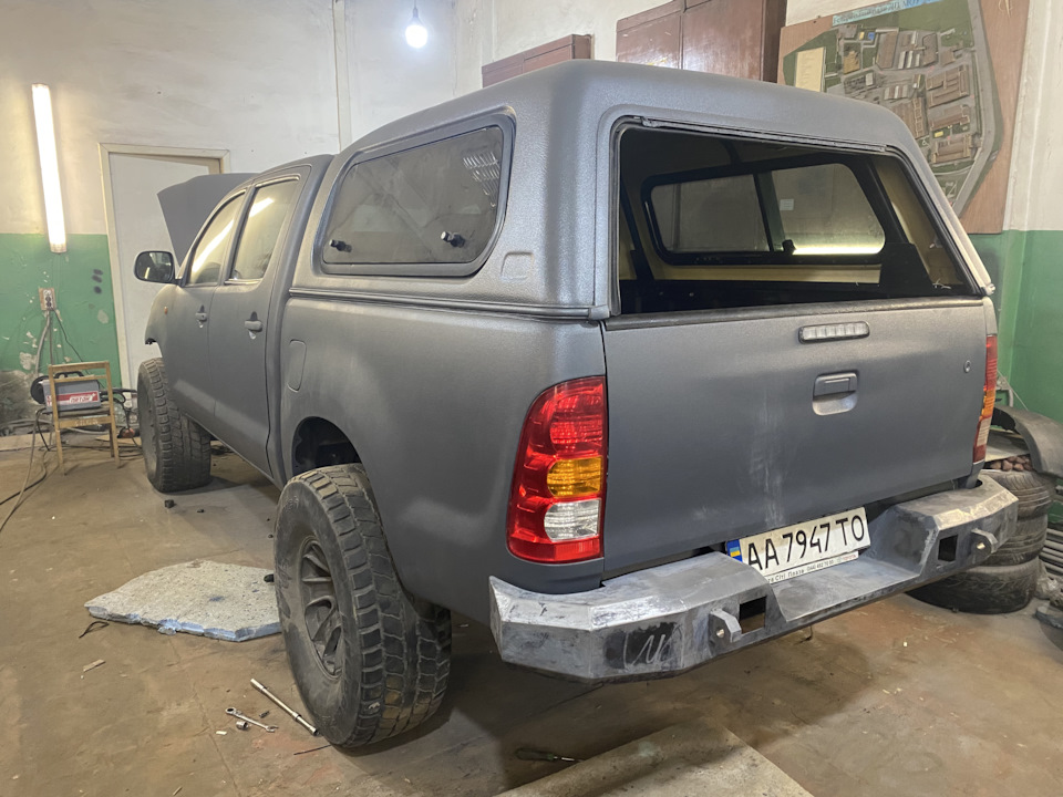 Задній силовий бампер 4