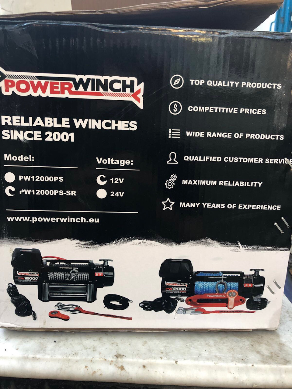 Лебідка PW12000PS-SR-12V 3