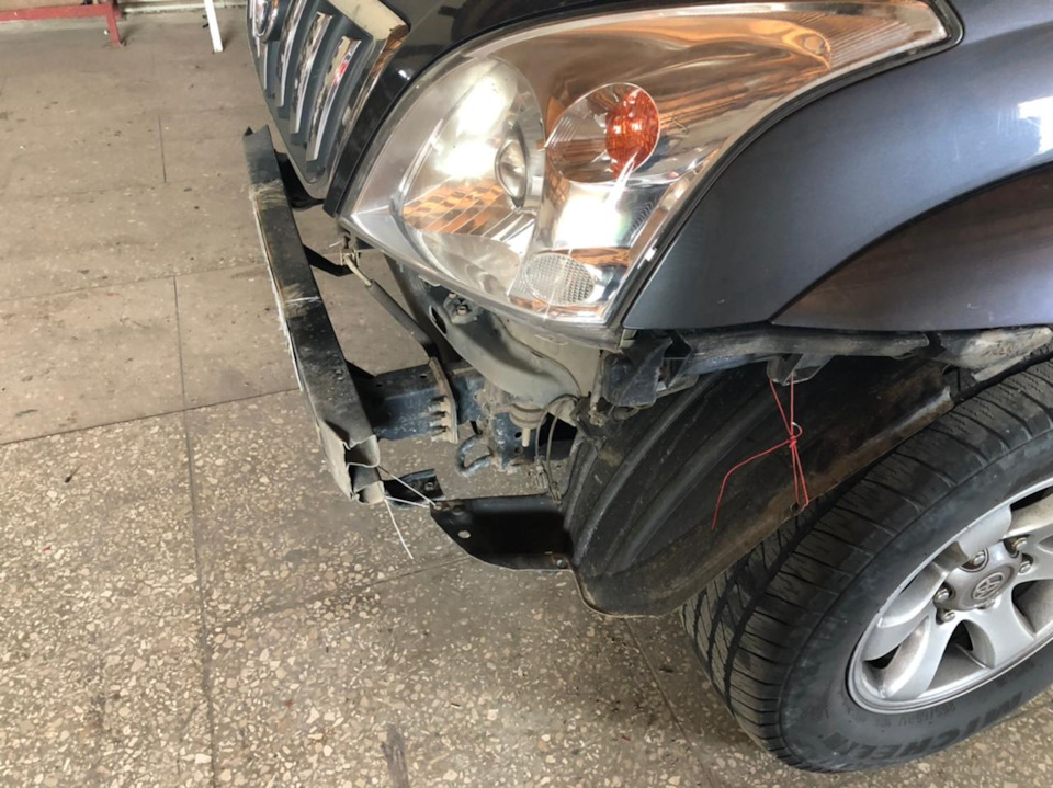 Ремонт підлоги Toyota не гниє або чистіть дренажі Prado 120 5