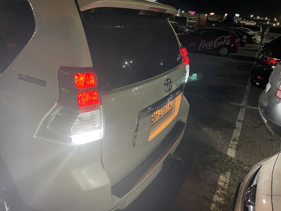 Установка Led ламп на Задній хід 1