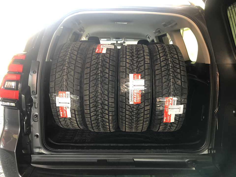 Bridgestone Blizzak DM-V2 на LC prado 150 1