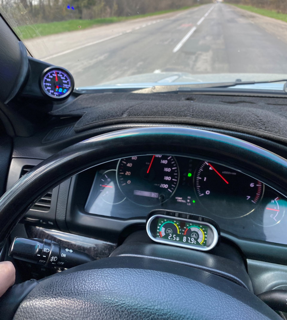Температура та тиск мастила в 1GR-FE 2