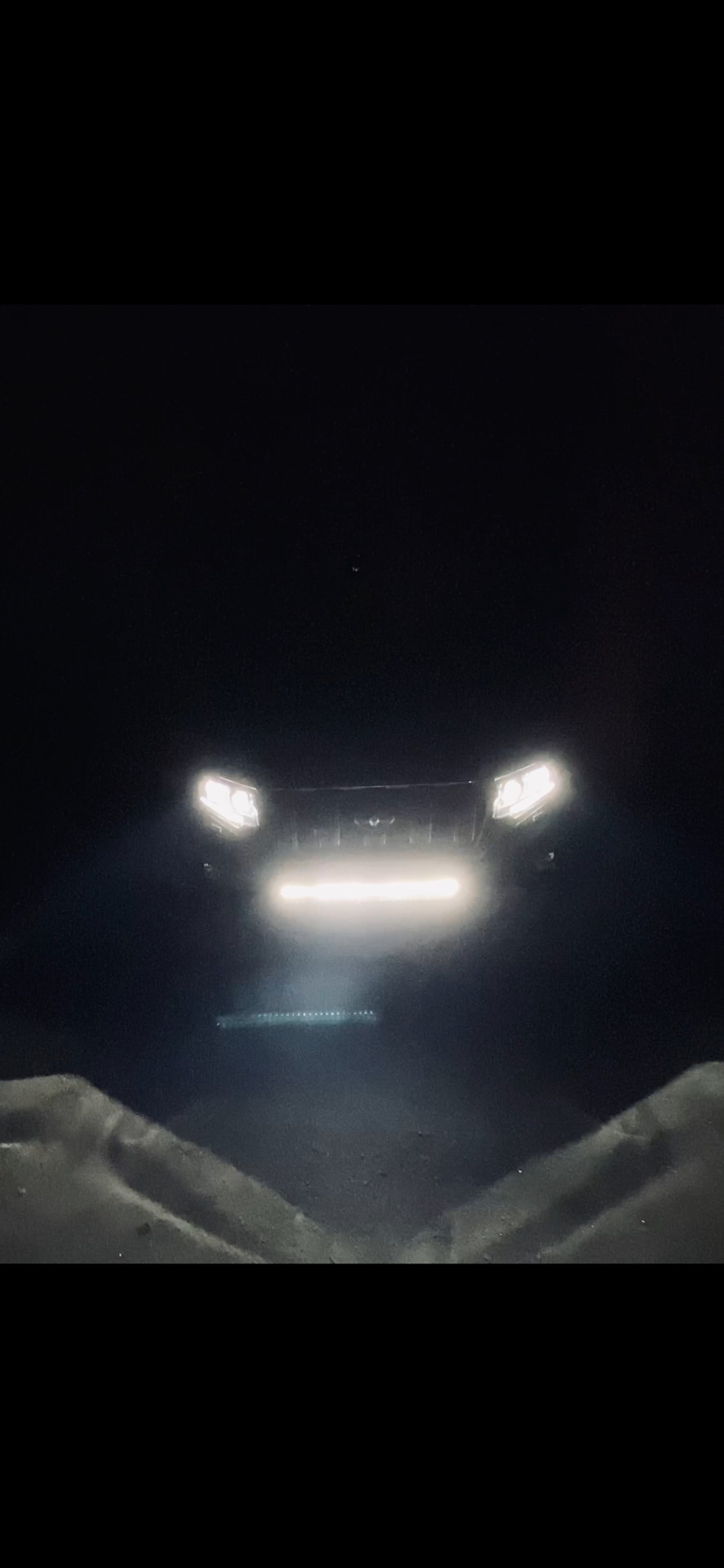 Led планка в нижню решітку бампера 3