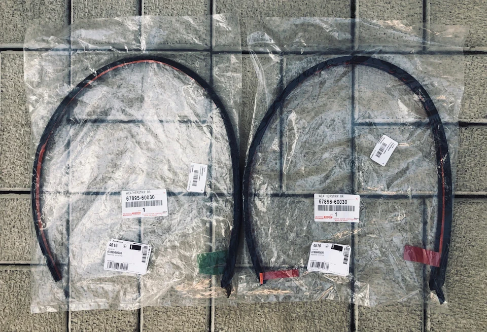 OEM Toyota Door Weatherstrip