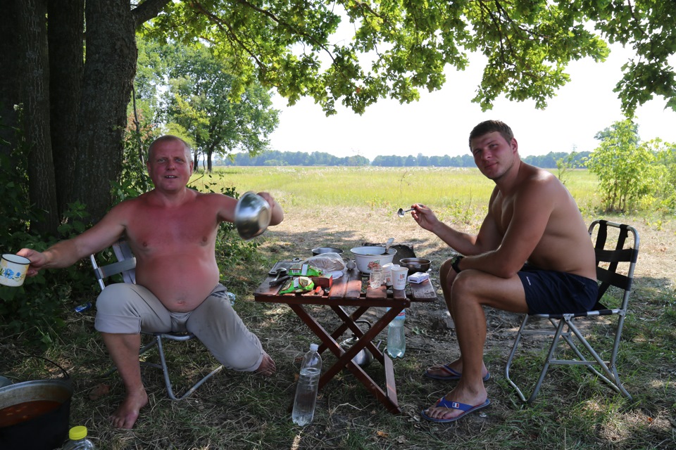 Сплав Десною на плавдачі Дон 2015 3