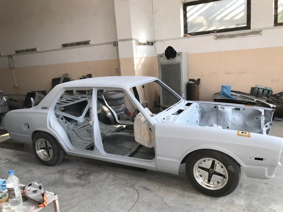 Підгін кузова, рідка шпаклівка, покриття акриловим грунтом, підгін арок, бак)
