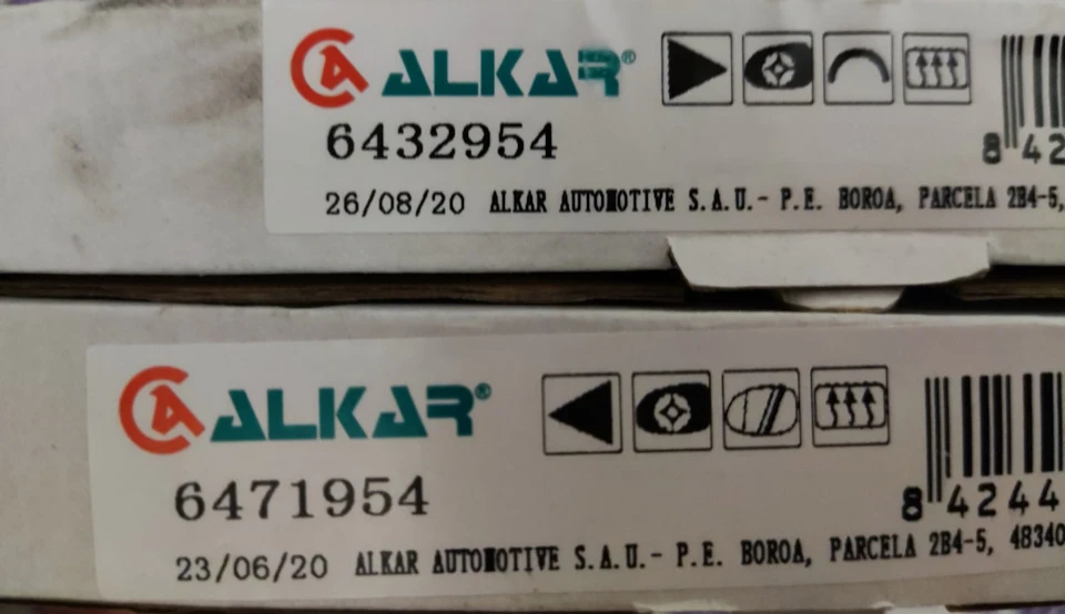 Замінив дзеркала на Alkar