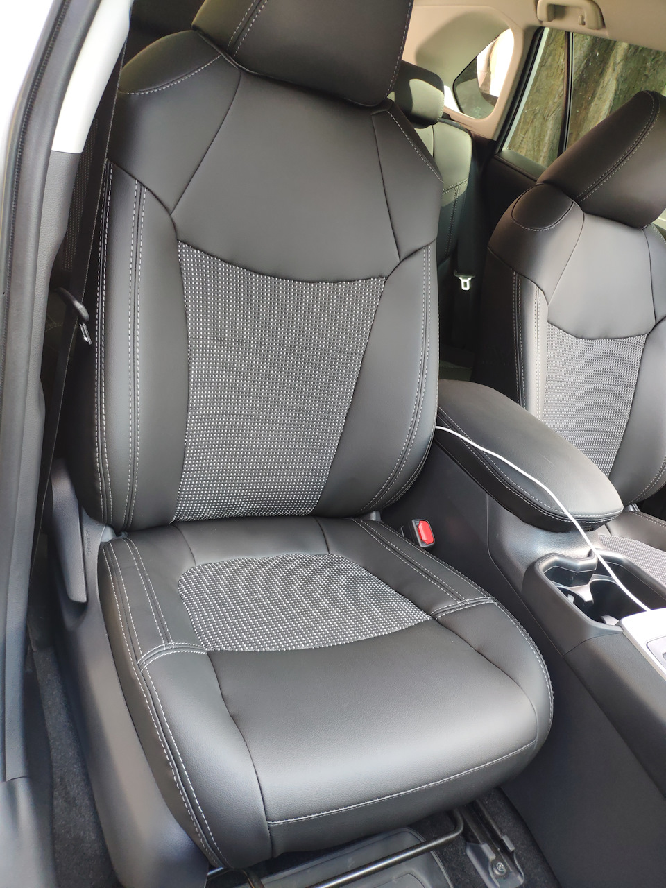 Rav4 5gen 2019, чохли на тканинні сидіння 5