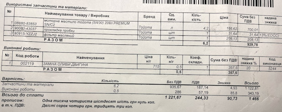 Здавалося б лише заміна масла. 1