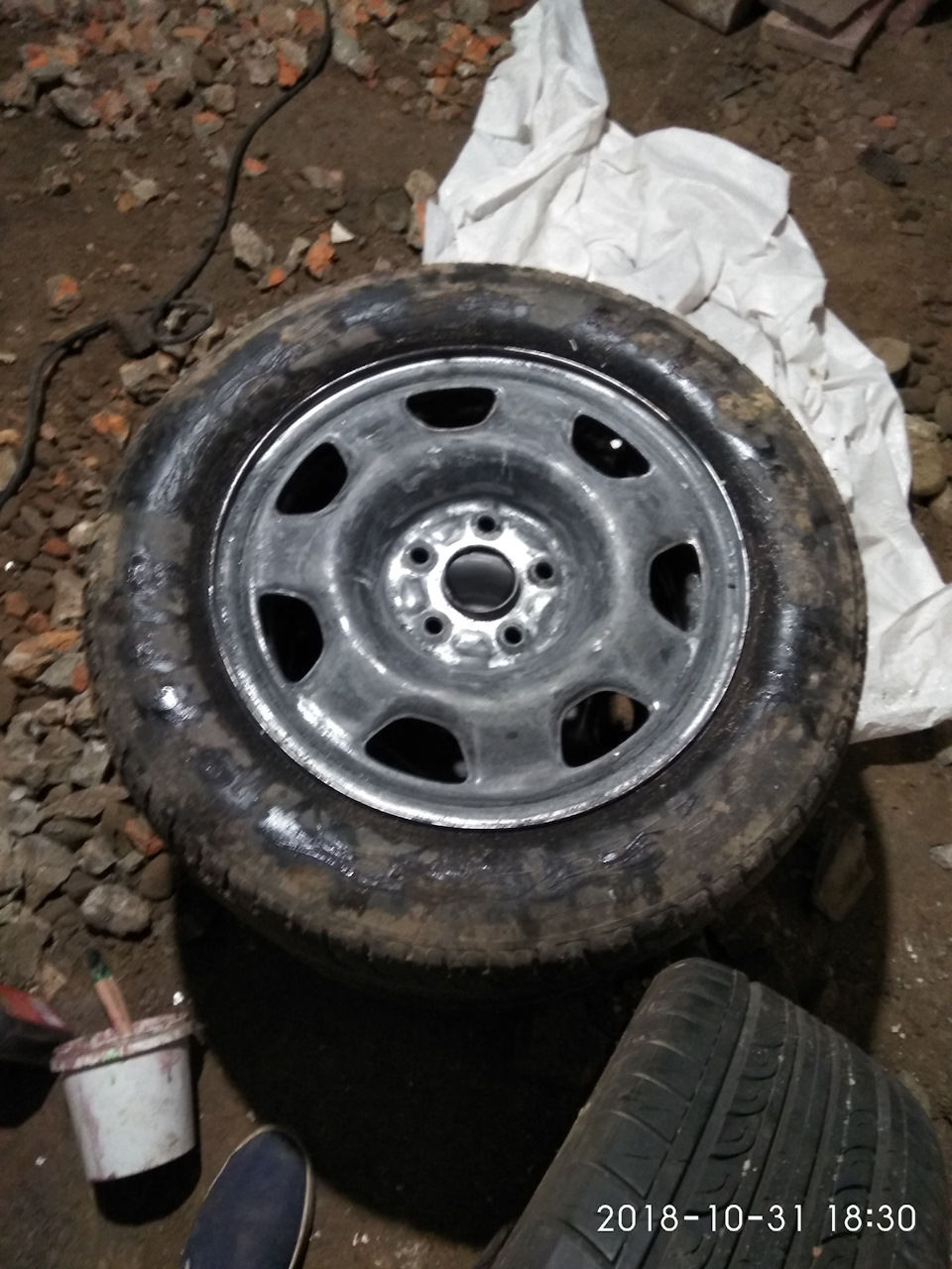 Підготовка до покраски дисків 3