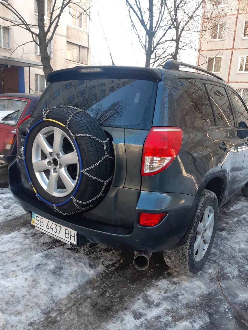 З Rav4ики в танчики. Ланцюги протиковзання.