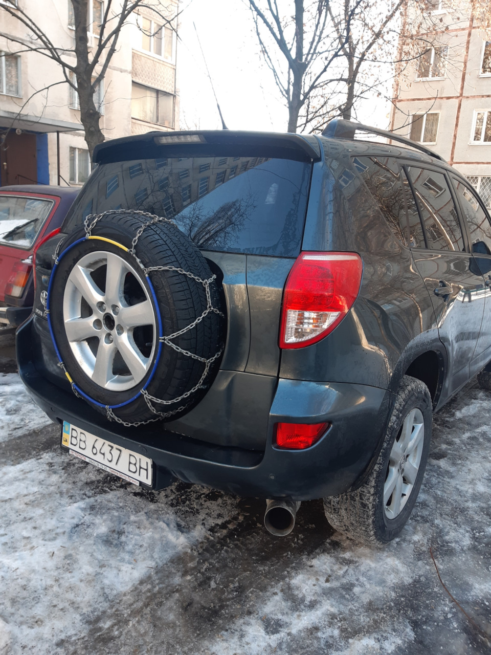 З Rav4ики в танчики. Ланцюги протиковзання. 1